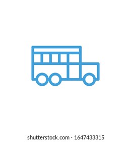 Vector illustration, taxi icon. Line design template