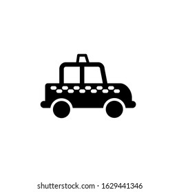 Vector illustration, taxi icon template.  