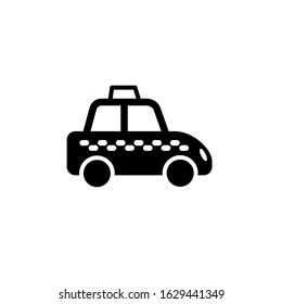 Vector illustration, taxi icon template.  