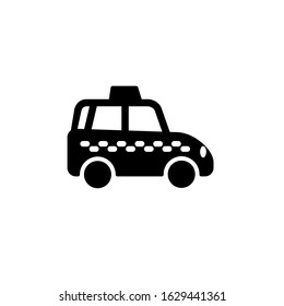 Vector illustration, taxi icon template.  