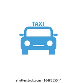 Ilustración de vectores, plantilla de icono de taxi