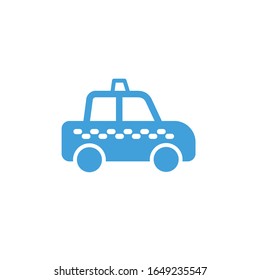 Vector illustration, taxi icon template