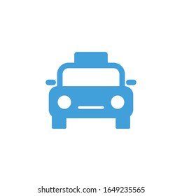 Ilustración de vectores, plantilla de icono de taxi