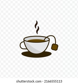 Vector illustration of tea icon sign and symbol. colored icons for website design .Simple design on transparent background (PNG).