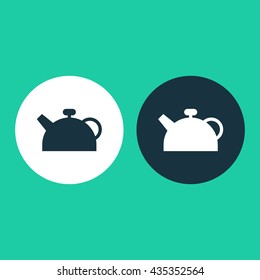 Vector illustration of teapot icon