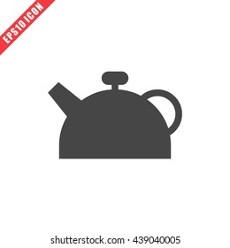 Vector illustration of teapot icon