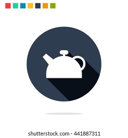 Vector illustration of teapot icon