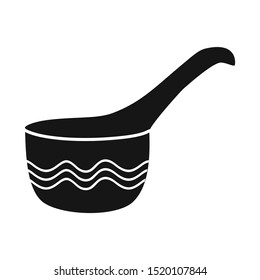 Vector illustration of teapot and pitcher symbol. Graphic of teapot and clean stock vector illustration.