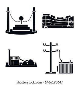 Vector illustration of technology and bio icon. Collection of technology and alternative stock vector illustration.
