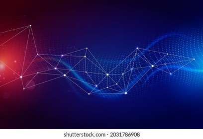 Vector Illustration Technology Cyber Background