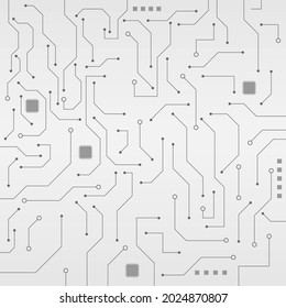 vector illustration technology electrical circuit advertising flyer background design