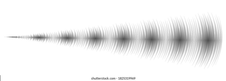 Vector Illustration .Technology .Music sound wave . Equalizer Logo . Design element . Abstract Geometric shape . 