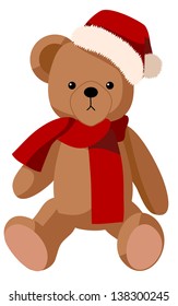 Vector illustration of a teddy bear