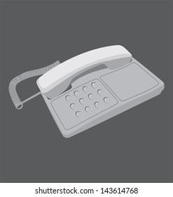 vector illustration of telephone