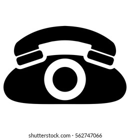 Vector Illustration with Telephone Icon
