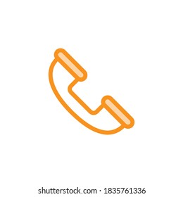 Vector, illustration telephone icon design template