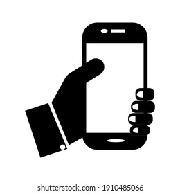 vector illustration of telephone icon on white background