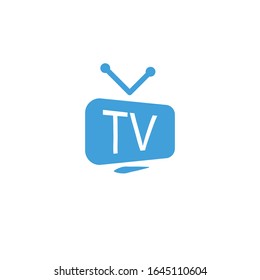 Ilustración vectorial, plantilla de icono de televisión.