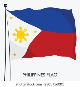 planilla de ilustración vectorial banner philippine national day con bandera filipina diseño de banners para el día nacional  