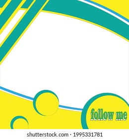 Vector illustration template, can be uploaded on social media, websites, applications and others