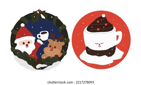 vector illustration template for christmas,holidays,christmas day content