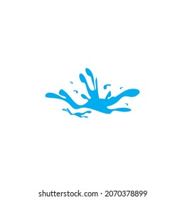 diseño de plantilla de ilustración vectorial abstracto de naturaleza de agua logotipo y plantilla de símbolos 