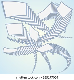 Vector illustration of Template for an inscription