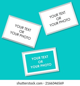 Vector illustration template photobook full colour minimalist
