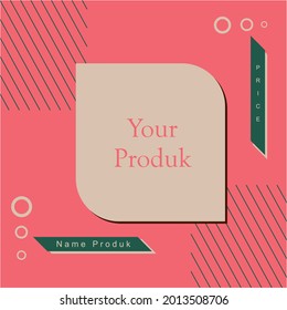 vector illustration template for product promotion purposes