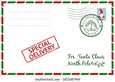 Plantilla de ilustración de vector para un Santa Claus
