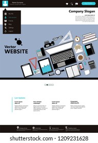 Vector illustration template for website and mobile website design and development. Creative concept, easy to edit and customize.