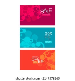 Vector illustration templates suitable for web banners, social media posts, mobile app, internet ads.