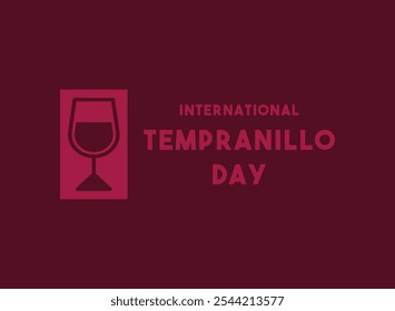 Vector Illustration of Tempranillo Day. Eps 10.