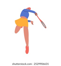 Vektorgrafik des Tennisspielers