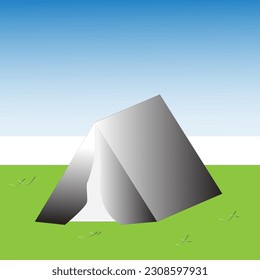 Vector illustration tent suitable for your children book