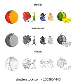 Vector illustration of test and synthetic icon. Collection of test and laboratory stock symbol for web.