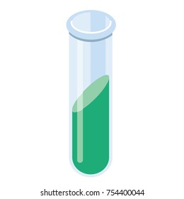 vector illustration of a test tube