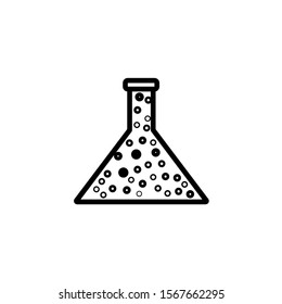 Vector illustration Test tube vector icon
