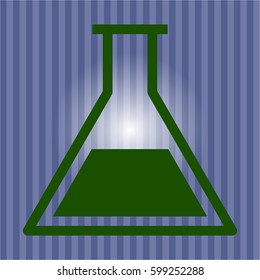 Vector illustration of Test tube symbol
