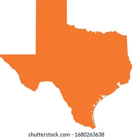 vector illustration of Texas map
