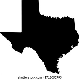 vector illustration of Texas map