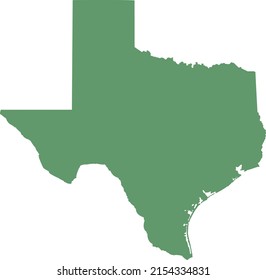 Vector illustration of Texas map