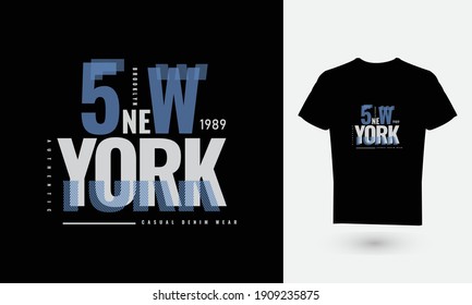 Vector illustration of text graphics, NEWYORK. perfect for the design of T-shirts, hoodies, etc.