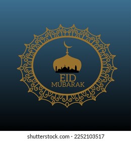 vector illustration of text and mandala style background suitable for islamic theme, islamic celebration, Ramadan