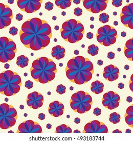 Vector illustration, Texture. Floral Background