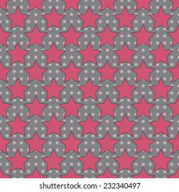 Vector illustration texture with lots of stars.
