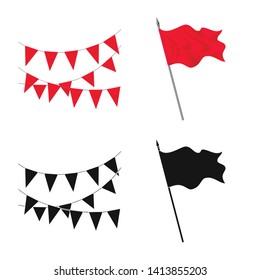 Vector illustration of texture and presentation icon. Collection of texture and media  stock vector illustration.