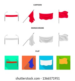 Vector illustration of texture and presentation logo. Collection of texture and media  vector icon for stock.