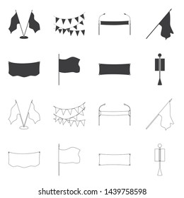 Vector illustration of texture and presentation symbol. Collection of texture and media vector icon for stock.