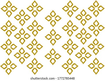 vector illustration texture of  thailand style